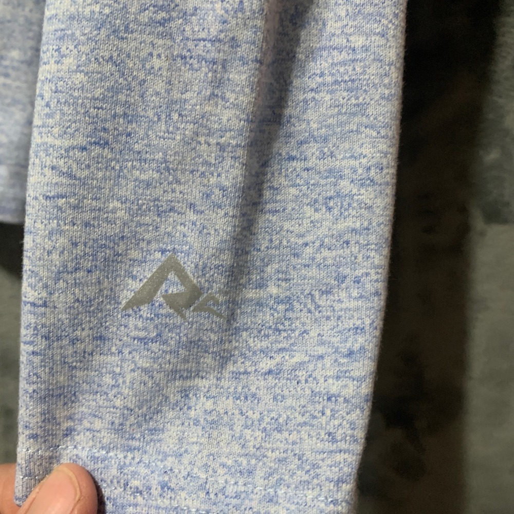 Ridgecut T-Shirt Women XL Blue Heathered Pocket Long Sleeve RC11011 EUC - Picture 9 of 15